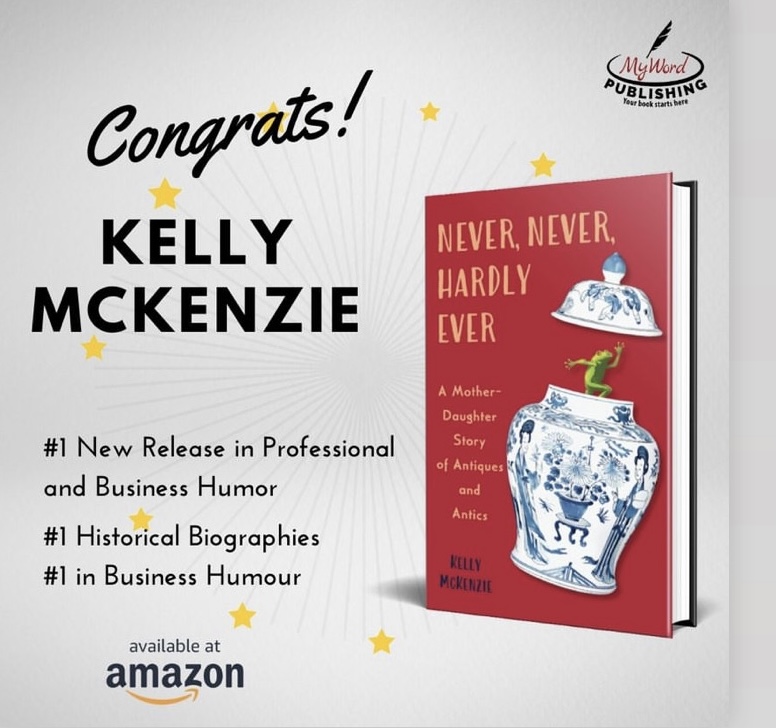 celebrating the publication stats of new book